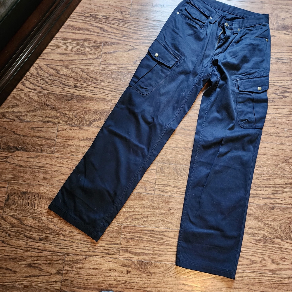 Duluth Trading Co Men's Dark Blue Cargo Pants